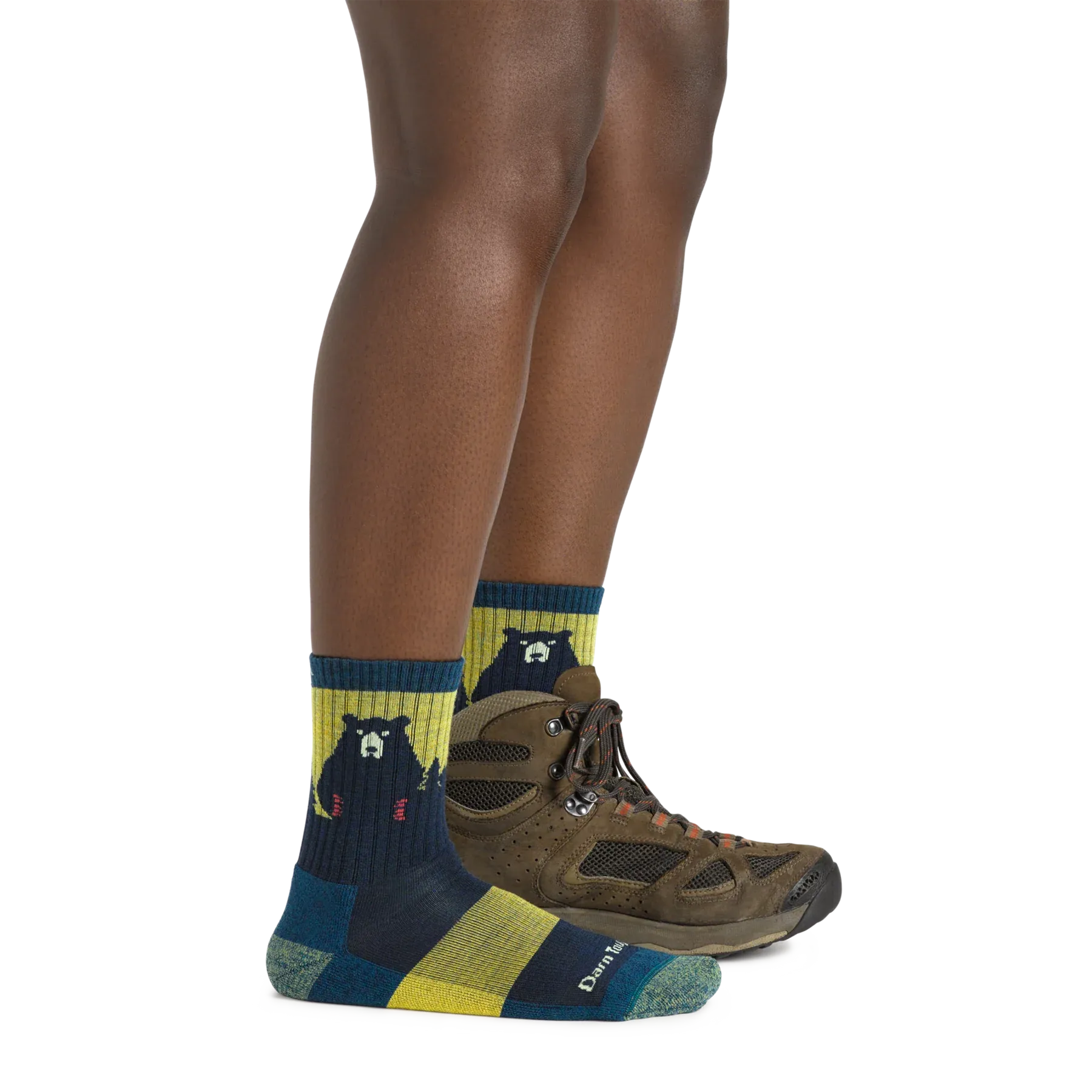Bear Town Micro Crew Lightweight Hiking Sock (Women's) - D1970W