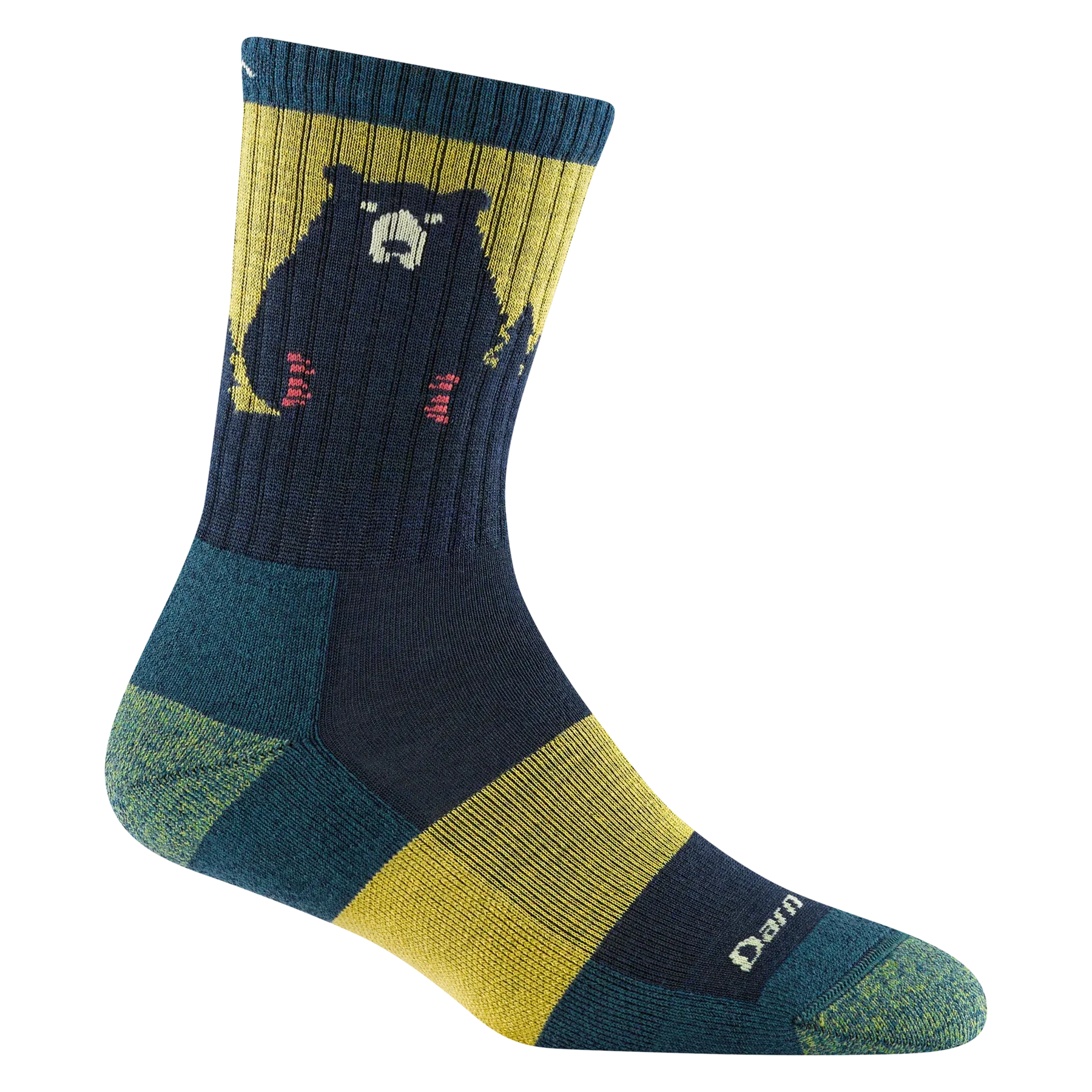 Bear Town Micro Crew Lightweight Hiking Sock (Women's) - D1970W