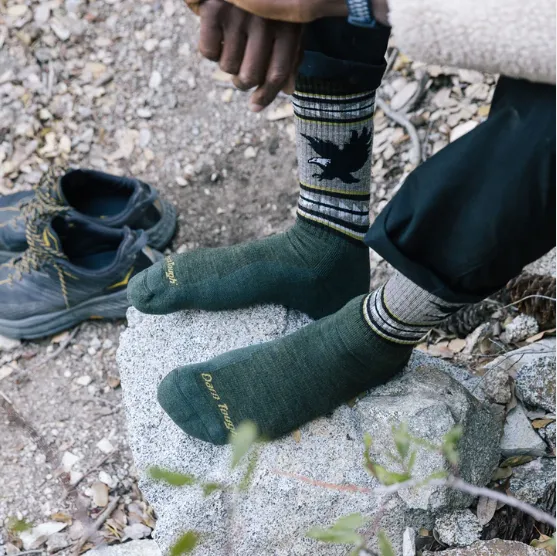 Darn Tough Men's VanGrizzle Boot Mid-Weight Hiking Socks 1980