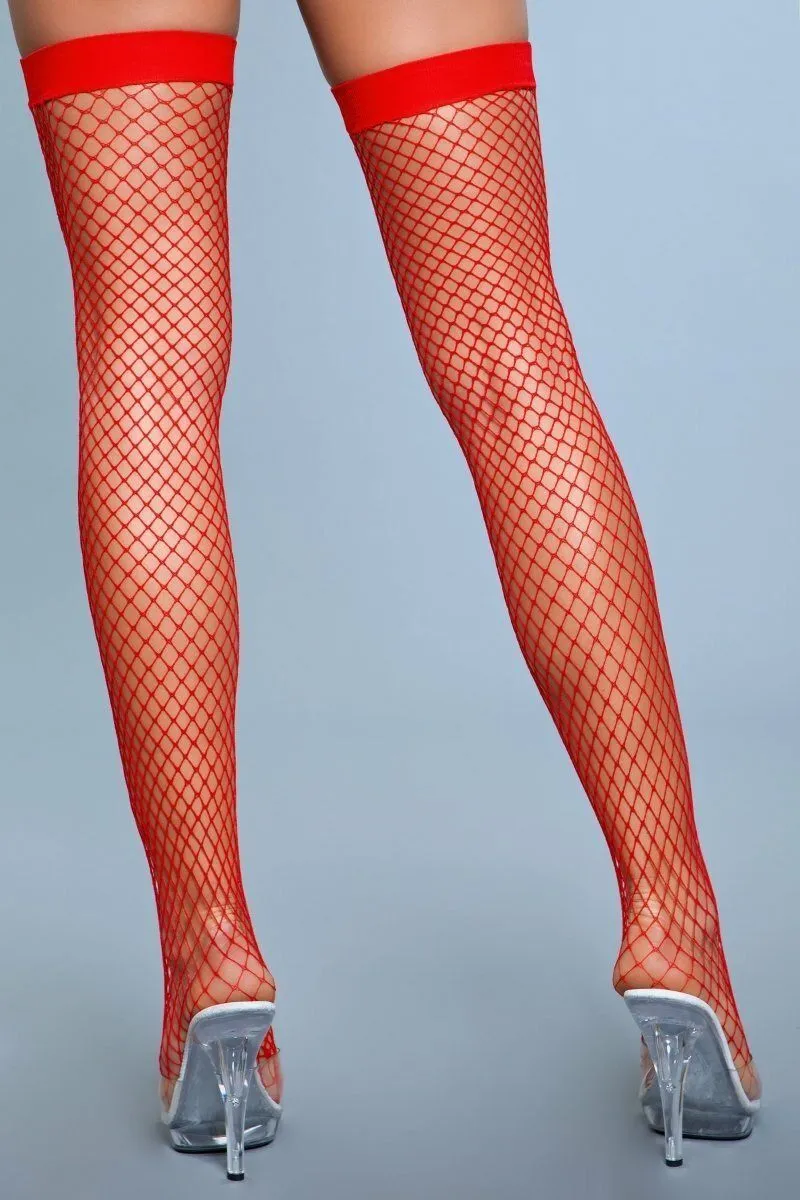 Micro Fishnet Thigh Highs