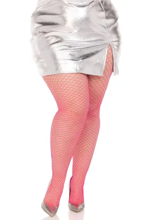 Plus Size Spandex Industrial Net Tights