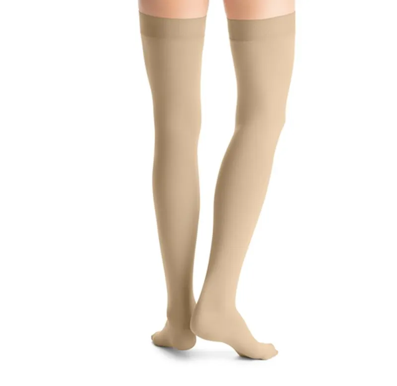 PR/1 JOBST SENSITIVE THIGH HIGH COMPRESSION STOCKING, SMALL, 20-30 MMHG, OPAQUE NATURAL, CLOSED TOE