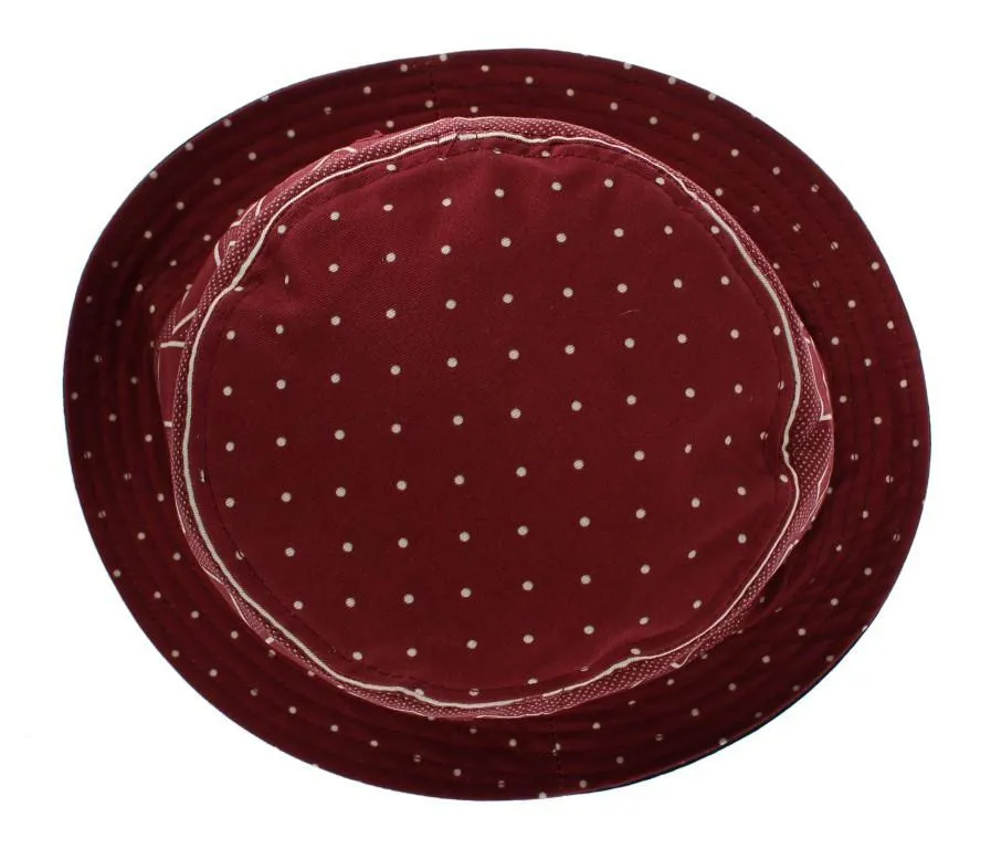 Red Cotton Silk Sun Hat
