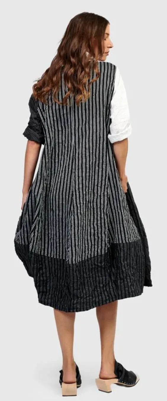 Striped Midi Dress Urban